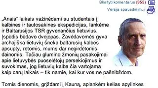 Strona portali Delfi.lt