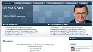 Strona Tadeusza Cymańskiego (cymanski.pl)