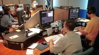 Studio TVN24 w 2001 roku