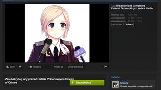 Stworzony przez fanów dodatek do gry Cywilizacja V. Umieszcza w grze nowe państwo "Imperium Krymu" z "Cesarzową Natalią I Piękną"
