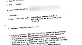 Stypendialny wniosek byłego szefa Amber Gold
