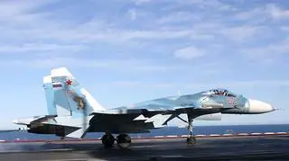 Su-33 na pokładzie "Admirała Kuzniecowa" (mil.ru)