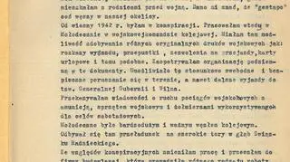 Swoje wspomnienia spisała w lipcu 1975 roku 