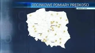 System został zainstalowany w 29 miejscach przy drogach krajowych