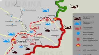 Sytuacja na froncie w Donbasie 8 września