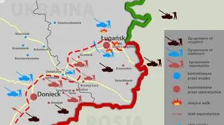 Sytuacja w Donbasie - stan na 2 września rano