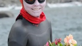 Szczęśliwa pływaczka (fot. Facebook)