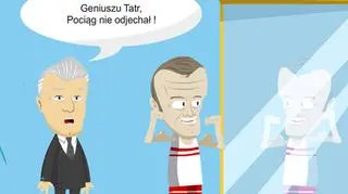 Szef rząd pręży muskuły