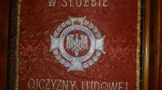 Sztandar nieistniejącej jednostki straży