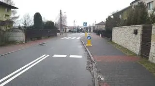 Szykana na ul. Wiejskiej