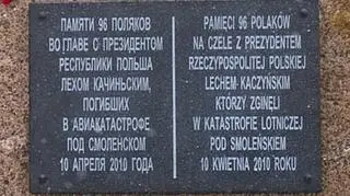 Tablica rosyjska (PAP)