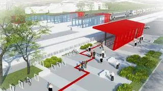 Tak będzie wyglądał nowy przystanek PKM Gdańsk Osowa