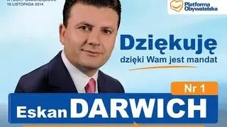 Tak Eskan Darwich podziękował wyborcom