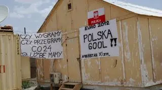 Tak kibicują polscy żołnierze w afgańskiej bazie Vulcan