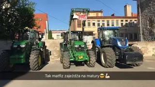 Tak maturzyści z Nidzicy przyjeżdząją na egzamin