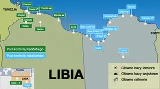 Tak mogłaby wyglądać podzielona Libia