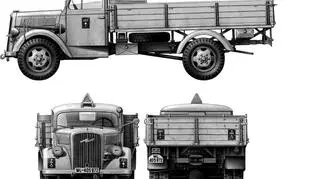 Tak mogły wyglądać ciężarówki, które zostały ukryte pod ziemią