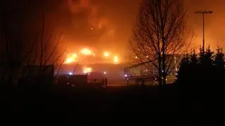 Tak płonął Carrefour