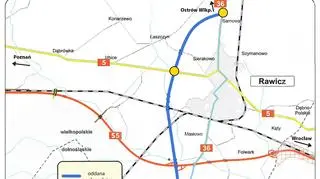 Tak przebiega otwarta dzisiaj obwodnica Rawicza