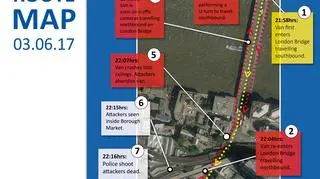 Tak przebiegał zamach w Londynie