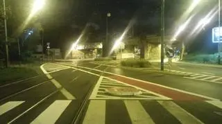 Tak wygląda pas dla rowerów od strony ul