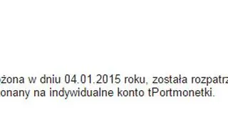 Tak wygląda treść odpowiedzi na reklamację