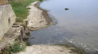 Tak wyglądał brzeg po usunięciu awarii 