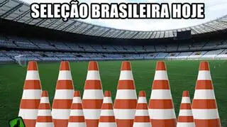 "Tak wyglądała dzisiaj reprezentacja Brazylii" 