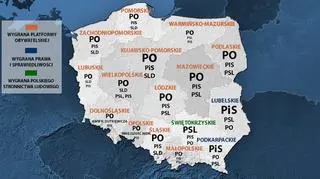 Tak wyglądały wyniki wyborów do sejmików w 2010 roku