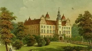 Tak zamek wyglądał w drugiej połowie XIX wieku