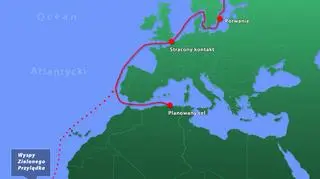 Taką podróż miał odbyć "Arctic Sea" (TVN24)