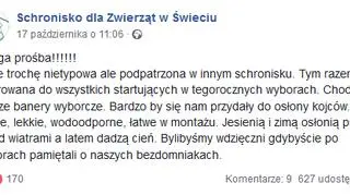 Takich próśb ze schronisk jest więcej 
