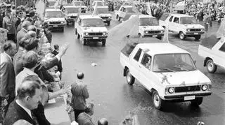 Tarpany na pochodzie w 1974 r.