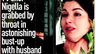 Te zdjęcia z brytyjskiego brukowca wywołały spekulacje, że Nigella Lawson jest ofiarą przemocy domowej