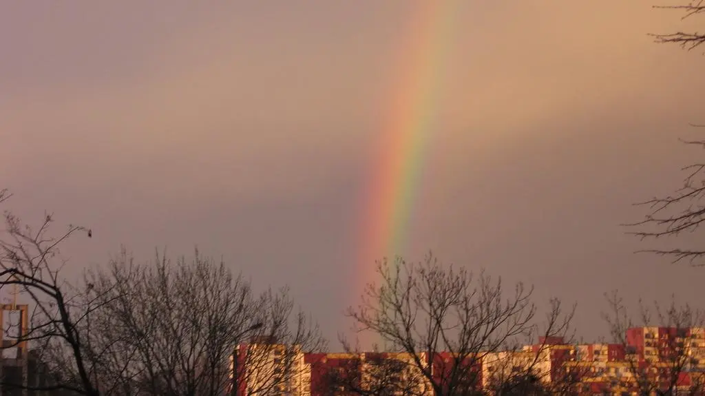 Tęcza nad Sosnowcem (fot. Jakub Garcarzyk)