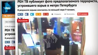 Telewizja REN TV opublikowała zdjęcie rzekomego napastnika