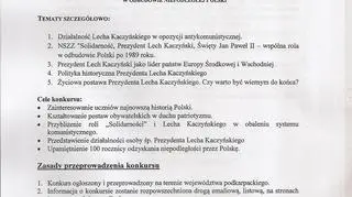 Tematy konkursu wzbudziły kontrowersje