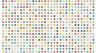 Ten obraz Damiena Hirsta "Dantrolene (Being God for Dave)" na rynek trafia po raz pierwszy (fot. Sotheby's)