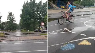 Teoretycznie rowerzyści nie mogą wjechać do parku Kasprowicza. Tymczasem znajduje się tam plac do nauki przepisów ruchu drogowego