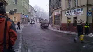 Teren został ogrodzony, mieszkańców ewakuowano 