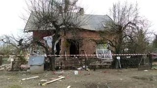 Teren został zabezpieczony przez strażaków