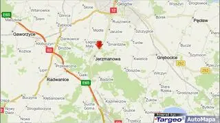 The accident took place between Jerzmanowa and Smardzów