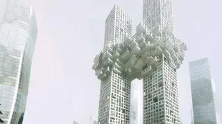 The Cloud (Chmura) - najbardziej kontrowersyjny projekt, który stanie w Seulu, bo przypominał zamach na WTC