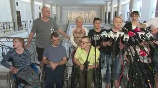 The protest of the disabled and their caretakers lasted for 40 days before being suspended