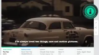 "The Trip" został nagrodzony prestiżową Webby Award 2013 w kategorii Best Use of Interactive Video