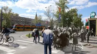 This is where the tenement house from which the Germans escorted a group of Jews, including “the boy from the ghetto”, would probably stand today.