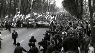 Tłumy na manifestacjach 