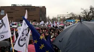 Tłumy na manifestacji w Gdańsku