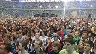 Tłumy pod sceną (tvnwarszawa.pl)