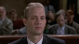 Tom Hanks w "Filadelfii w roli geja chorego na AIDS, w swojej pierwszej oscarowej roli